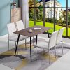 5140LnRSVS._AC_.jpg Albatros Verona Lot de 4 chaises, Noir, Pieds Chrome, SGS Tested