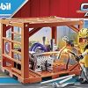 514ZAAfxNpS._AC_.jpg Set Playmobil 70774 : Ouvrier et conteneur de soudure - City Action Port 60 pièces 4 ans+