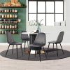 MEUBLE COSY Lot de 4 Chaises de Salle a Manger Scandinave Fauteuil de Salon Cuisine Bureau