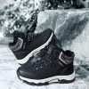 TARELO Bottes Femme Bottine Hiver Chassure de Randonnée Fourrure Chaudes Marche Trekking Boots d'intérieur/extérieur Taille 36-41