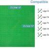 Lekebaby Lot de 6 Plaque de Base Compatible avec Les Plus Grandes Marques, 25.5x25.5cm, Mutlicolore