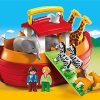 51JCYXFVPpL._AC_.jpg Playmobil - Arche de Noé Transportable - 6765 Taille Unique Multicolore