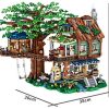 Myste Architecture Bâtiment Cabane dans Les Arbres dautomne avec Balançoire, 4761Pièces MOC Modular Maison Jeu de Construction, Compatible avec Lego Ideas 21318
