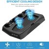 51M2KqWYmNL._AC_.jpg FYOUNG Support avec Ventilateur de Refroidissement Compatible avec PS5, Chargeur Manette Compatible avec Playstation 5, Station avec 14 Stockage pour Jeu