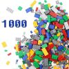 51OTL74rTlL._AC_.jpg iNeego Briques de Construction de 1000 Pièces Bloc de Construction Fille et Garçon Boîte de Briques Jouet pour Enfants 6 Ans et Plus, Compatible avec d'autres Marques, 6 Couleurs Classiques, 6 Formes
