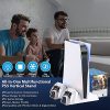 51P-SWCFNiL._AC_.jpg OIVO Support PS5 avec Ventilateur de Refroidissement at EU-Adaptateur pour PS5 console, Chargeur Manette PS5 avec Indicateur LED, Chargeur PS5 avec Stockage 12 disques de Jeu