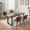 51Q5KkcMiaS._AC_.jpg SONGMICS Lot de 2 Chaises de Salle à Manger, Fauteuils de Cuisine, Sièges Rembourré, en PU Résistant à l'Eau et Facile à Nettoyer, Effet Vintage, Charge 110 kg, Salon, Gris LDC074G01