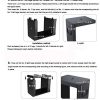 51Y1kUe-olL._AC_.jpg HUAYUWA Tour de rangement de jeu pour Sony PlayStation 5 Noir Compatible avec PS5/PS4/Xbox One/Nintendo Switch