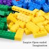51aMgUxXxDL._AC_.jpg WYSWYG Briques de Construction de 1000 Pièces, Building Bricks Block Ensemble de Blocs pour Enfants de 6 Ans Plus,Compatible avec Toutes Les Marques Principales, 10 Couleurs Classiques, 14 Formes