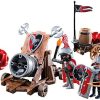51crwYNSegL._AC_.jpg Playmobil - 6038 - Jeu de Construction - Chevalier Aigle + Canon Géant