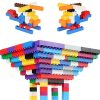 51f0f7wnLHL._AC_.jpg WYSWYG Briques de Construction de 1000 Pièces, Building Bricks Block Ensemble de Blocs pour Enfants de 6 Ans Plus,Compatible avec Toutes Les Marques Principales, 10 Couleurs Classiques, 14 Formes