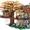 Myste Architecture Bâtiment Cabane dans Les Arbres dautomne avec Balançoire, 4761Pièces MOC Modular Maison Jeu de Construction, Compatible avec Lego Ideas 21318