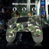 51foZk1SWqL._AC_.jpg Manette sans fil pour PS4, manette de jeu pour PlayStation 4 avec câble USB, camouflage vert (Green Camo)