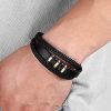51iRiZIc8IL._AC_.jpg Générique 51 Lilo's/Bracelet en Cuir Véritable Tressé Aimanté Multi Tissé et Acier Inoxydable Noir et Doré Couleur Or | Bijoux de Poignet Elégant | Idée Cadeau Jeune Homme Coffret Anniversaire