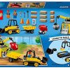 51jGHFNVonS._AC_.jpg LEGO 60252 City Le Chantier de démolition, Jouet Véhicule de Chantier Grue avec Bulldozer Pelleteuse pour Enfants de 4 et +