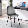 MEUBLE COSY Lot de 4 Chaises de Salle a Manger Scandinave Fauteuil de Salon Cuisine Bureau