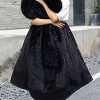 51mr2wvToJL._AC_.jpg SG-TECH Manteau Femme Faux Fourrure Hiver Élégant Manches Longues Veste Épaissi Doudoune à Capuche Blouson à Manches Chic Veste