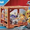 51qqmwUChFS._AC_.jpg Set Playmobil 70774 : Ouvrier et conteneur de soudure - City Action Port 60 pièces 4 ans+