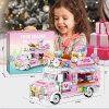 51sRD9wcoZS._AC_.jpg Jeux de Construction Enfant Camions Le Dessert 590 pièces Jeu de Construction 6 7 8 9 10 11 12 Ans Briques de Construction Roses Jouet Fille 6 Ans et+
