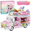 51xpdq4yehS._AC_.jpg Jeux de Construction Enfant Camions Le Dessert 590 pièces Jeu de Construction 6 7 8 9 10 11 12 Ans Briques de Construction Roses Jouet Fille 6 Ans et+