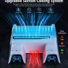 51yuLYDOkSL._AC_.jpg OIVO Support PS5 avec Ventilateur de Refroidissement at EU-Adaptateur pour PS5 console, Chargeur Manette PS5 avec Indicateur LED, Chargeur PS5 avec Stockage 12 disques de Jeu