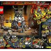 LEGO 71722 Ninjago Le Donjon du Sorcier au Crâne, Ensemble de Construction 2 en 1 et Jeu de société avec 8 Figurines