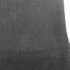 Menzzo Gao Lot de 4 Chaises Scandinaves, Tissu, Gris, 45 x 55 x 87 cm