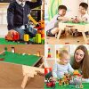 Lekebaby Lot de 6 Plaque de Base Compatible avec Les Plus Grandes Marques, 25.5x25.5cm, Mutlicolore