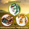 VATOS Jouet de construction de dinosaure pour garçons: 979 pièces Ensemble de Briques de construction 12 modèles pour enfants Âge 5 6 7 8 9 10 11 12 ans Tyrannosaure Figures Cadeaux Kits pour fête