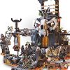 LEGO 71722 Ninjago Le Donjon du Sorcier au Crâne, Ensemble de Construction 2 en 1 et Jeu de société avec 8 Figurines