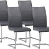 Albatros chaise cantilever MURANO Lot de 4 chaises, gris, testé Albatros chaise cantilever MURANO Lot de 4 chaises, gris, testé par SGS