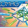 Geomag - Classic 263 Color, Constructions Magnétiques et Jeux Educatifs, Geomag - Classic 263 Color, Constructions Magnétiques et Jeux Educatifs, GMC03, Multicolore, 91 Pièces