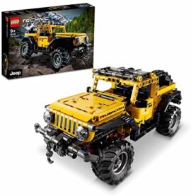 LEGO 42122 Technic JeepWrangler Voiture-Jouet 4x4, SUV Tout-Terrain Jeu de Construction