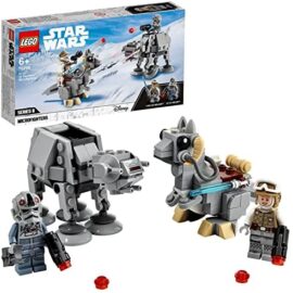 LEGO 75298 Star Wars Microfighters at-at Contre Tauntaun Jeu de Construction Minifigurines de Luke Skywalker et du Marcheur at-at