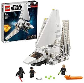 LEGO 75302 Star Wars La Navette Impériale Jeu de Construction Minifigurines de Luke Skywalker avec Son Sabre Laser et Dark Vador
