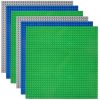 Lekebaby Lot de 6 Plaque de Base Compatible avec Les Plus Grandes Marques, 25.5x25.5cm, Mutlicolore