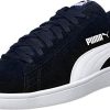 PUMA Smash v2, Baskets Mixte, Peacoat Blanc, 45 EU PUMA Smash v2, Baskets Mixte, Peacoat Blanc, 45 EU