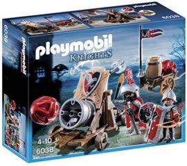 Playmobil - 6038 - Jeu de Construction - Chevalier Aigle + Canon Géant