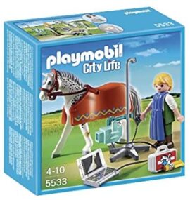 Playmobil - A1502721 - Jeu De Construction - Vétérinaire Avec Cheval