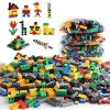 Sipobuy DIY Construction Building Briques Créatives 1000pcs Blocs Ensemble, Compatible avec Toutes Les Marques Principales, Formes Multicolores, Cadeau Jouet Éducation Précoce pour 3+ Enfants