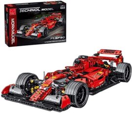 XUOO Blocs de Construction Technic Voiture de Course Formule F1 modèle 1:14 Bloc de Construction Voiture de Sport MOC Assemblage Jouets compatibles avec Lego Technic 1100 pièces