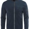 YOUTHUP Blouson Homme Léger Veste Imperméable Printemps été Décontracté Jacket YOUTHUP Blouson Homme Léger Veste Imperméable Printemps été Décontracté Jacket de Couleur Unie Col Montant