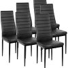 meihe Lot de 6 Chaises de Salle à Manger, Chaise meihe Lot de 6 Chaises de Salle à Manger, Chaise de Cuisine en Similicuir-Fauteuil de Cuisine pour Salle à Manger, Cuisine, Salle de Réunion (48 * 42 * 98 cm)