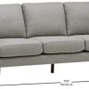 31aVJMcFVlL._AC_.jpg Marque Amazon - Rivet, canapé modèle Revolve, style moderne, largeur 80 cm, tissu gris
