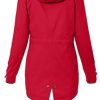 31m9mQx-HLL._AC_.jpg Femme Manteau Chaud Peluche Doublé Trench Veste à Capuche Hiver Pardessus Épais