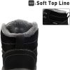 Mishansha Chaussures d'hiver pour Homme et Femme - Chaudes Légère Antiderapante