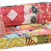 41IyOJWz5vL._AC_.jpg vidaXL Coussin de Canapé Palette Coussin de Sofa Palette Rembourrage Salon Maison Intérieur Confortable et Doux Multicolore Tissu Patchwork