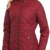 41RJnYmaGCL._AC_.jpg Veste d'hiver matelassée Chaude pour Femme Manches Longues