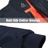 41U2WqdtyL._AC_.jpg KEFITEVD Hommes Bombardier d'hiver Vestes De Baseball Veste Chaude Cargo Veste Coupe Vent Militaire Manteaux avec des Poches De Fermeture Éclair