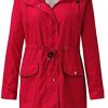 41XmzmgqKmL._AC_.jpg Femme Manteau Chaud Peluche Doublé Trench Veste à Capuche Hiver Pardessus Épais